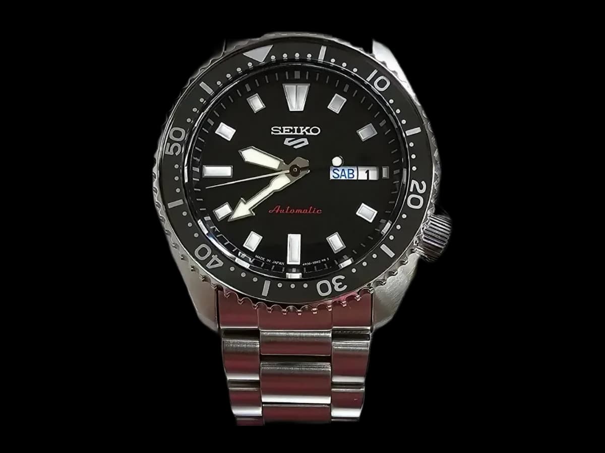 Seiko 5 Sports Skx Automatic 42.5 Mm Black Dial Ss Men's Watch