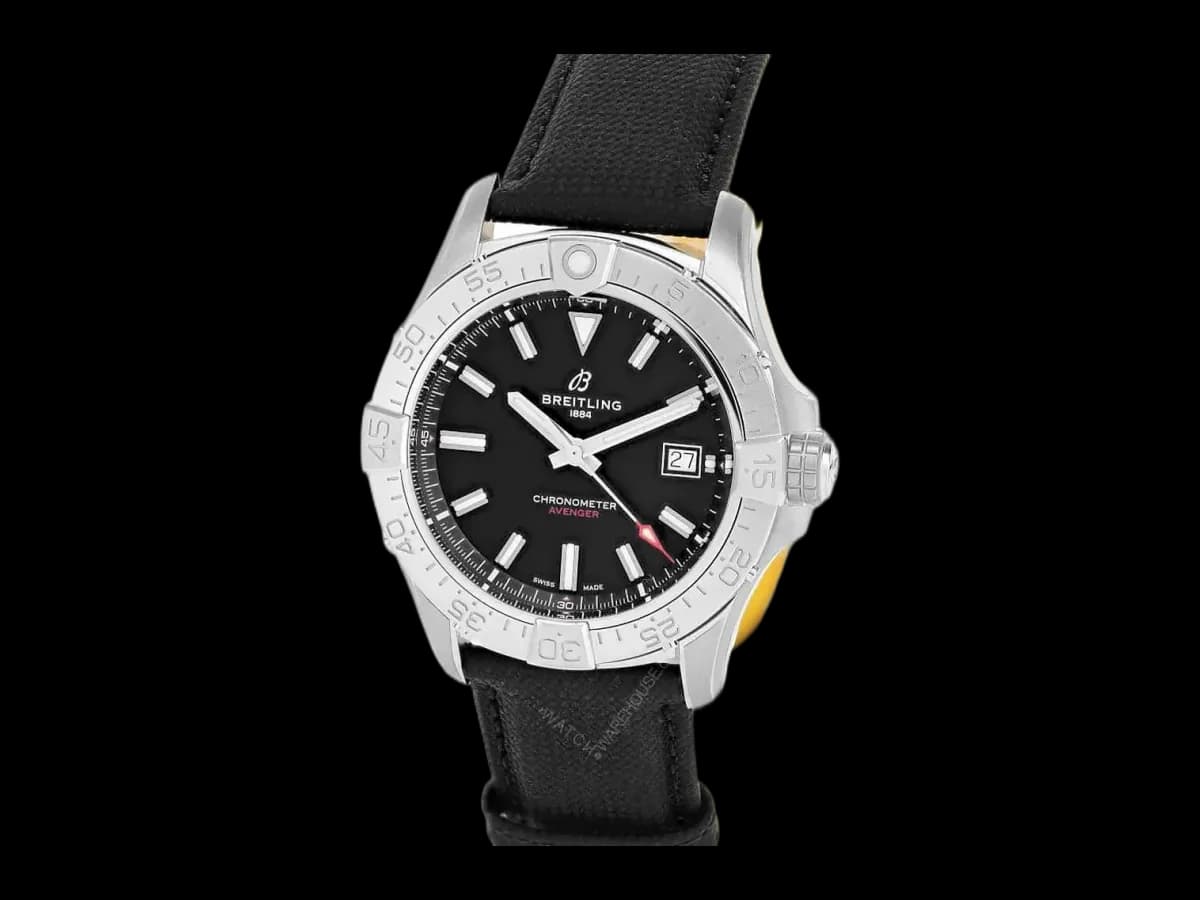 Breitling Avenger Automatic 42MM Anthracite Leather Men's Watch