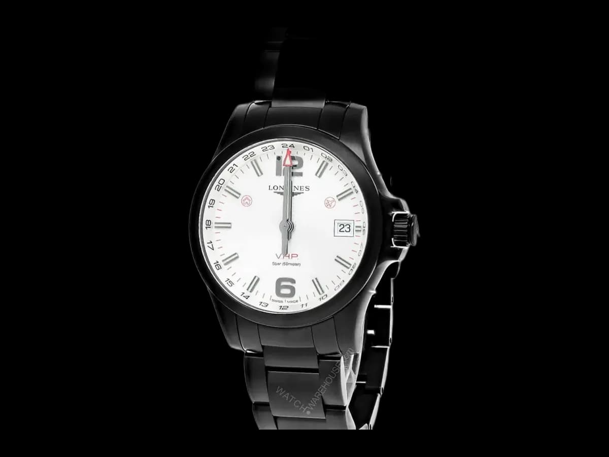 Longines Conquest V.h.p Quartz 41MM Silver Dial Men's Watch