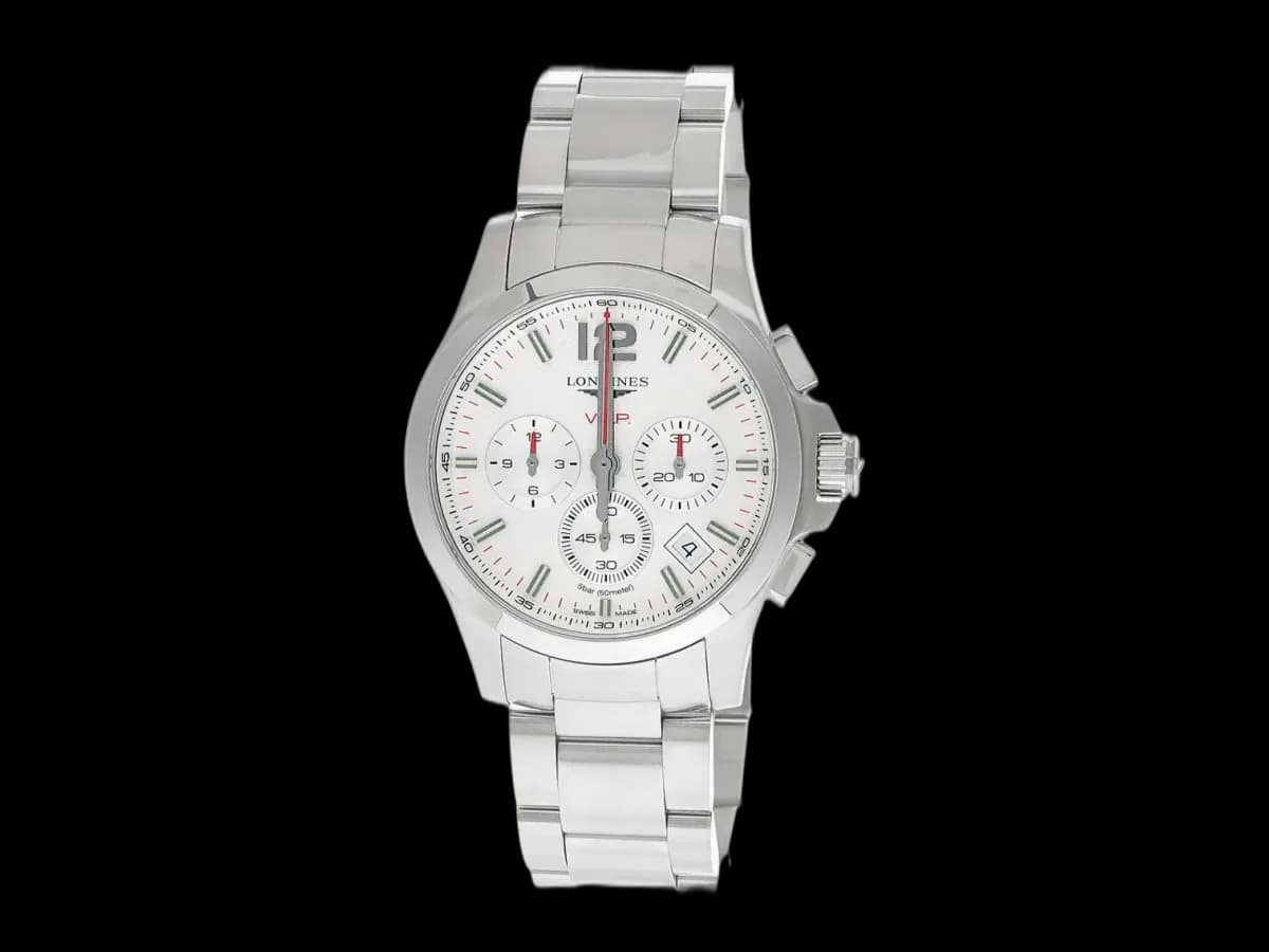 Longines Conquest V.h.p. Quartz Ss 42MM Silver Dial Men's Watch
