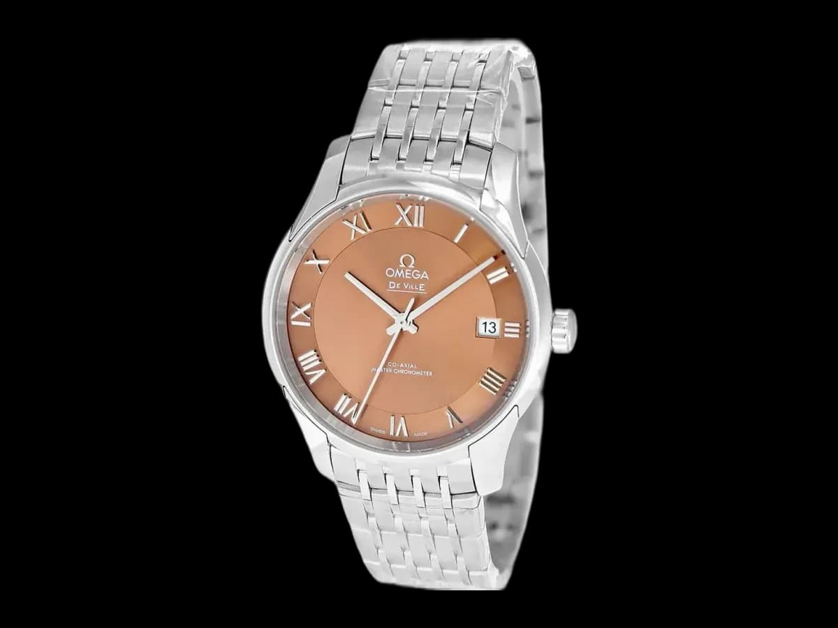 Omega De Ville Hour Vision Automatic Ss 41MM Brown Dial Men's