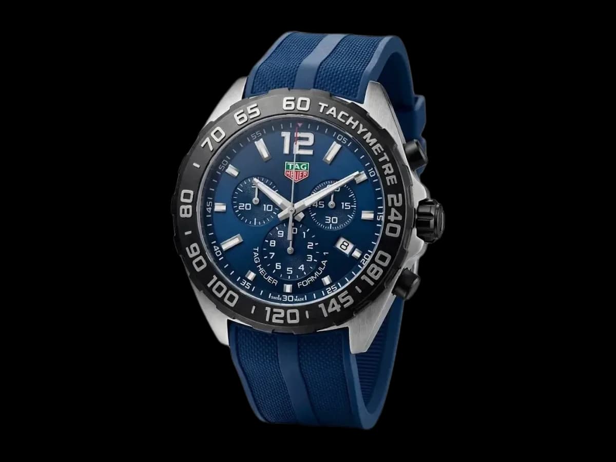 Tag Heuer Formula 1 Chronograph Quartz 43MM Rubber Watch