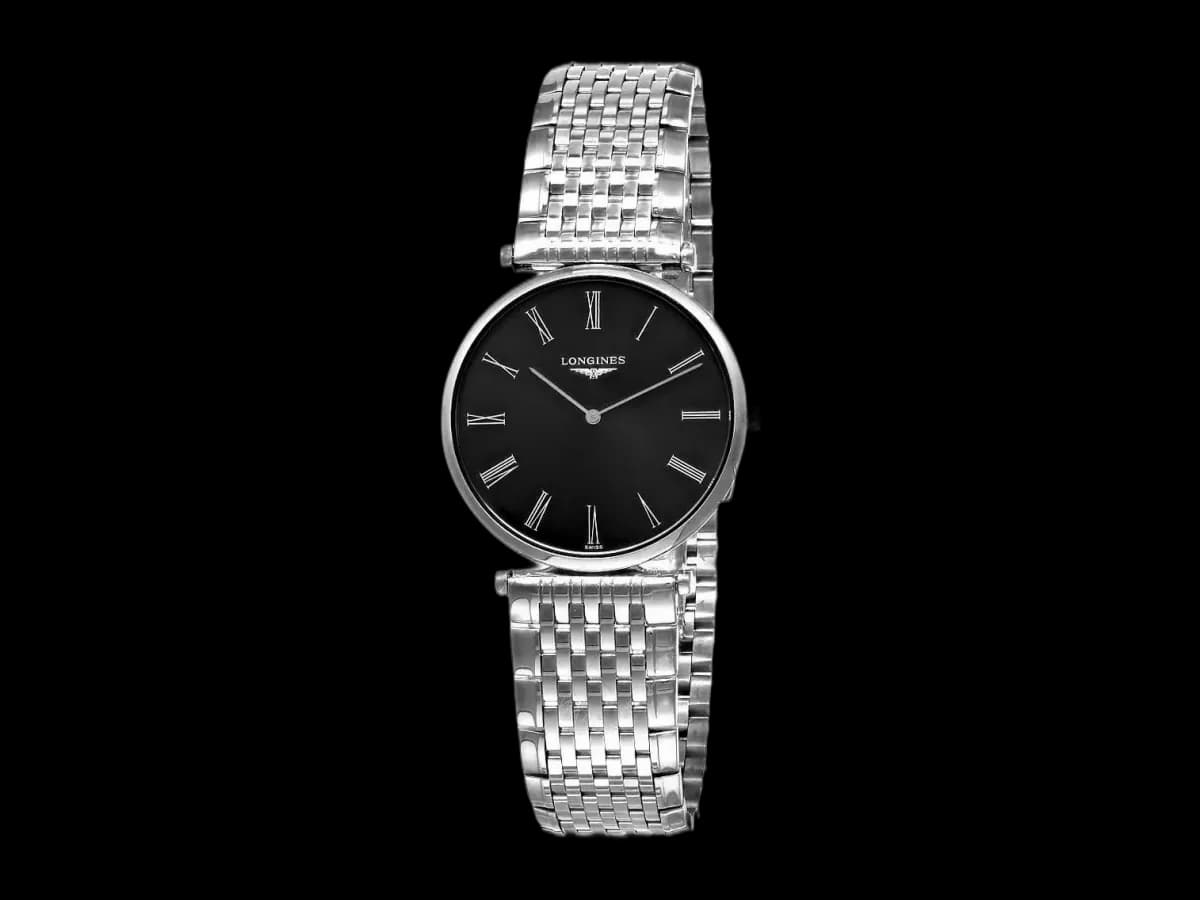 Longines La Grande Classique Quartz 33MM Black Dial Unisex Watch