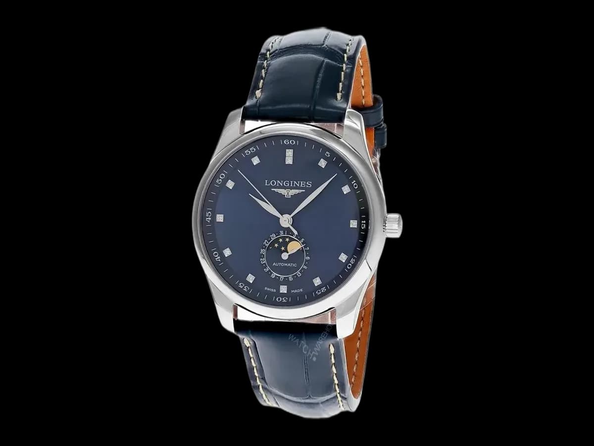 Longines Master Collection Moonphase Automatic 40MM Blue Diamond