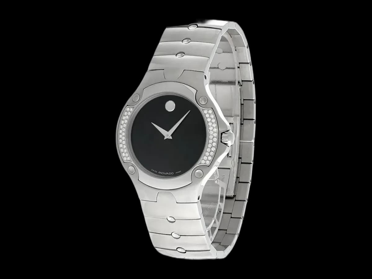 Movado Museum Sports Edition 38MM Ss Black Dial Unisex Watch