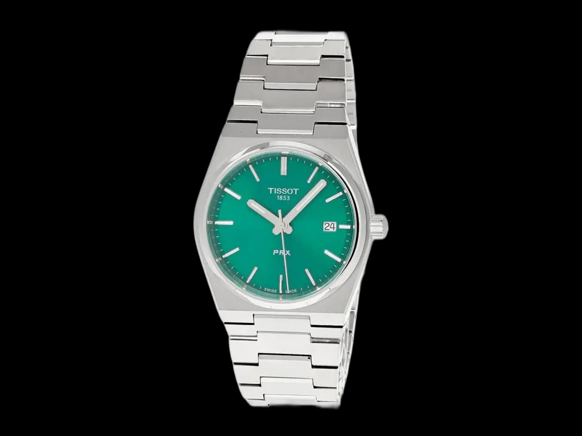 Tissot Prx 35MM Qtz S-steel Green Dial Unisex Watch