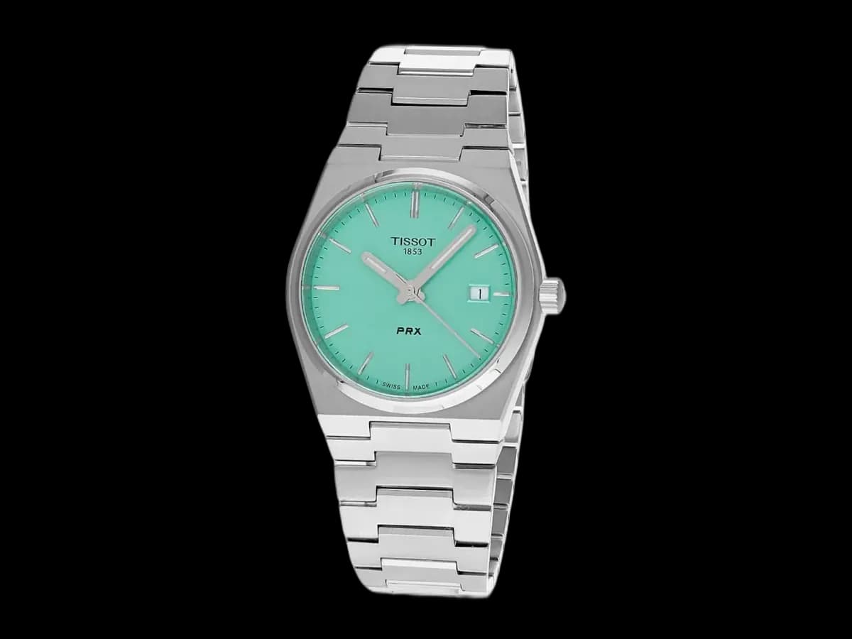 Tissot Prx 35MM Quartz Ss Light Green Dial Unisex Watch
