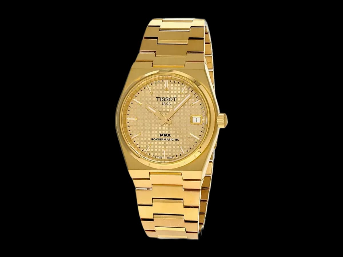 Tissot Prx Powermatic 80 40MM Ss Champagne Dial Men's Watch