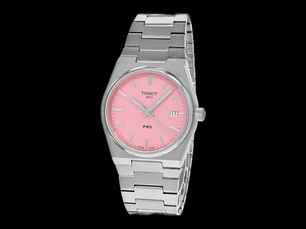 Tissot Prx Quartz 35MM Ss Pink Dial Womens Watch