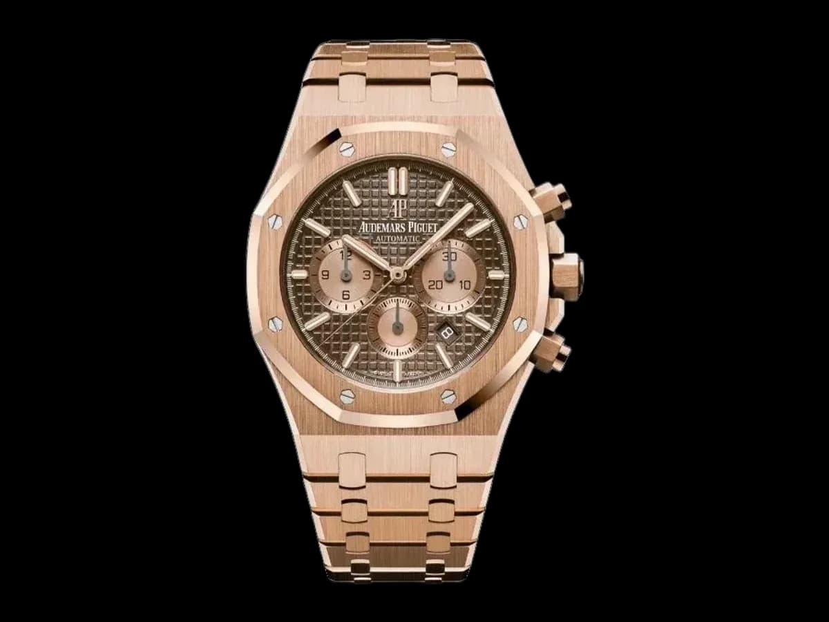 Audemars Piguet Royal Oak Chronograph 26331or Rose Gold Brown Dial