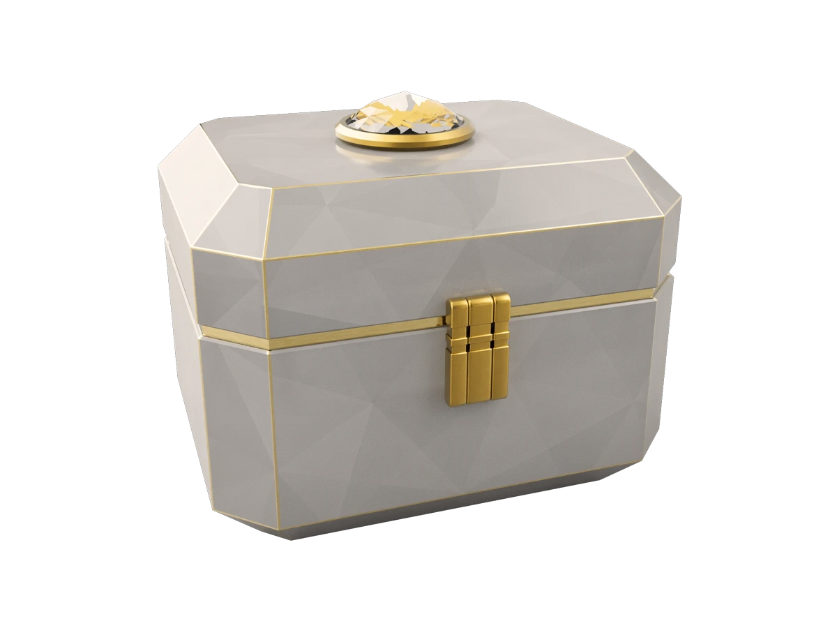 Crystal watch vault closed