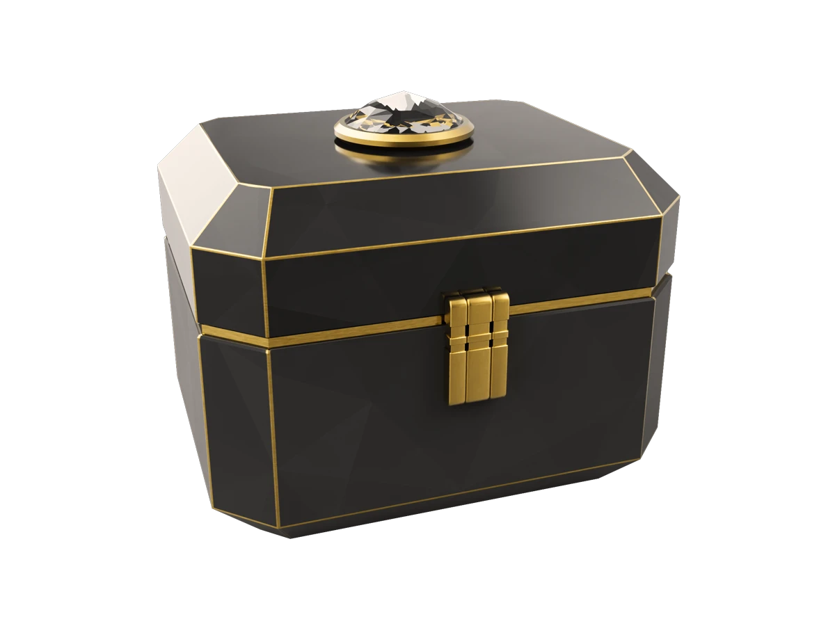 Diamond watch vault closed